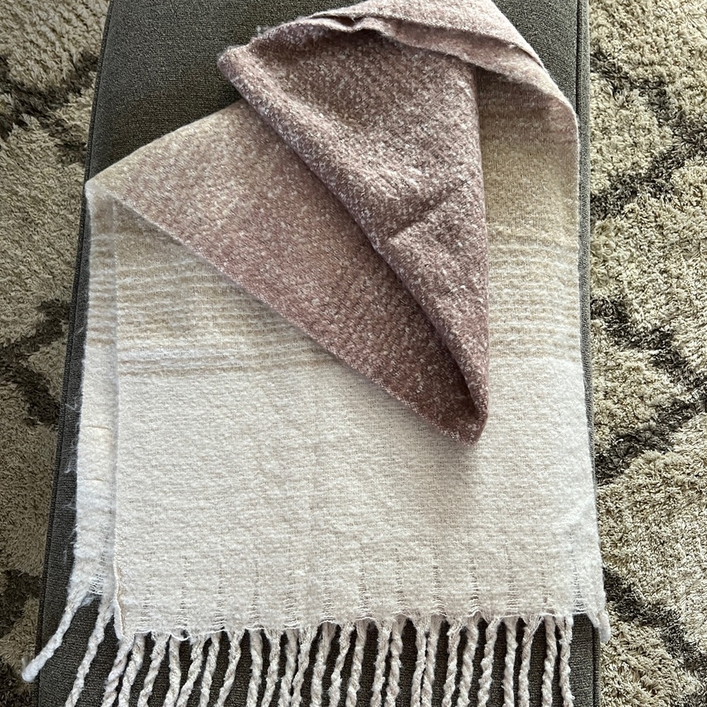 Pink Ombré Blanket Scarf